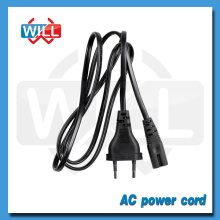 VDE CE ROHS 2pin Euro standard ac power cord IEC C7